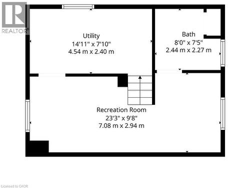View of home floor plan - 624 Burgess Avenue, Hamilton, ON - Other