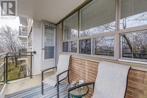 Balcony - 401 - 212 Kerr Street, Oakville (Co Central), ON - Outdoor With Balcony With Exterior