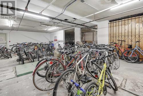 Designated Bicycle Room - 401 - 212 Kerr Street, Oakville (Co Central), ON - Indoor Photo Showing Garage