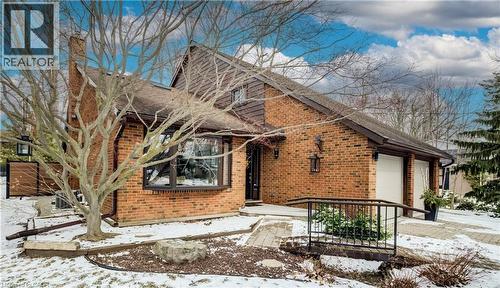 Custom designed home with interlocking brick drive and beautiful landscaping - 54 Glenwood Drive, Kitchener, ON - Outdoor