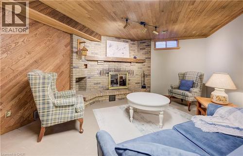 Beside the rec room is a versatile space. Great for a workout, play or game area. - 54 Glenwood Drive, Kitchener, ON - Indoor Photo Showing Other Room