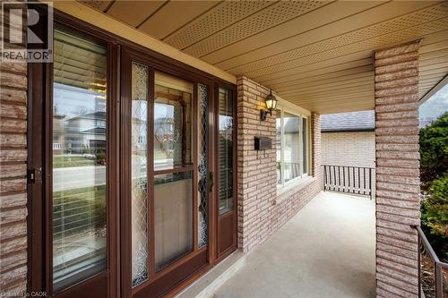 View of porch - 57 Derek Drive, Hamilton, ON - Outdoor With Deck Patio Veranda With Exterior