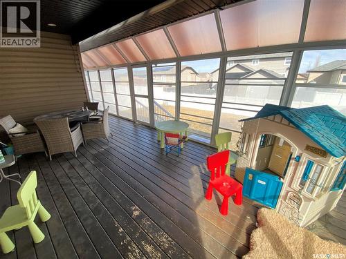 703 Barber Crescent, Weyburn, SK -  With Deck Patio Veranda With Exterior