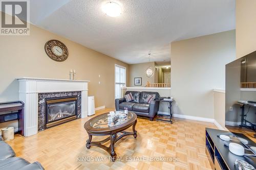 5829 Yachtsman Crossing, Mississauga, ON - Indoor Photo Showing Living Room With Fireplace