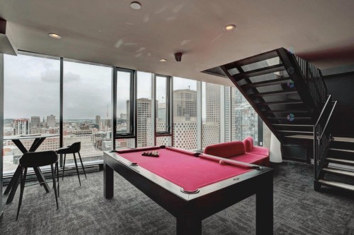 Salle communautaire - 1504-360 Rue Mayor, Montréal (Ville-Marie), QC - Indoor Photo Showing Other Room