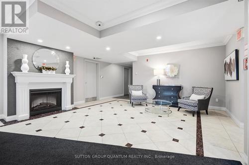 305 - 390 Upper Middle Road E, Oakville, ON - Indoor With Fireplace
