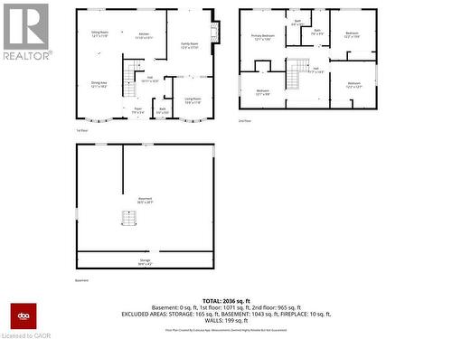 View of floor plan / room layout - 273 Bryant Crescent, Burlington, ON - Other