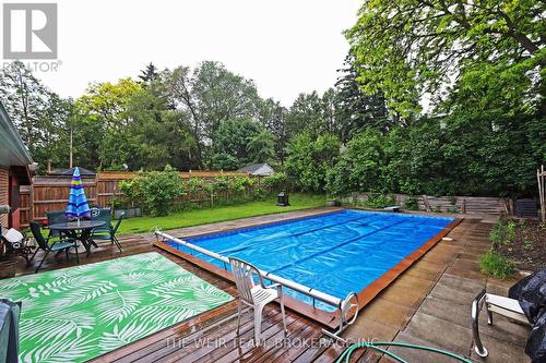 1577 Otterby Road, Mississauga, ON - Outdoor With In Ground Pool With Backyard