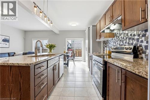 219 Moorlands Crescent, Kitchener, ON - Indoor Photo Showing Kitchen With Upgraded Kitchen