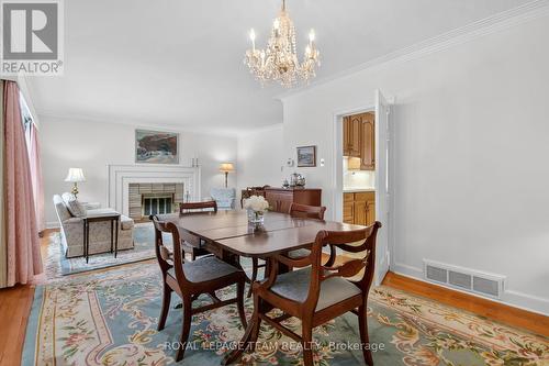 825 Killeen Avenue, Ottawa, ON - Indoor Photo Showing Dining Room With Fireplace