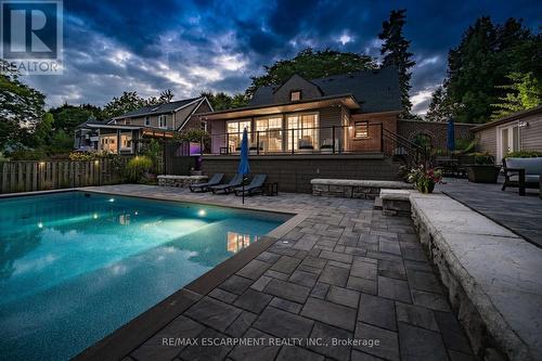 1390 Halifax Place, Burlington, ON - Outdoor With In Ground Pool With Deck Patio Veranda