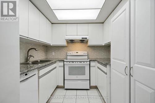 2002 - 215 Wynford Drive, Toronto, ON - Indoor Photo Showing Kitchen With Double Sink