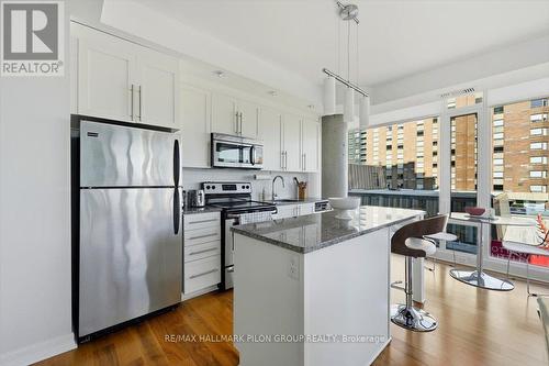 413 - 238 Besserer Street, Ottawa, ON - Indoor Photo Showing Kitchen With Stainless Steel Kitchen With Upgraded Kitchen