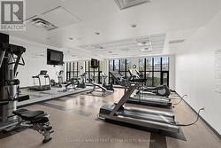 Main lvl full fitness room w natural light & TVs. - 