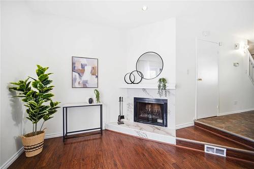 A 11 Apple Lane, Winnipeg, MB - Indoor Photo Showing Other Room With Fireplace