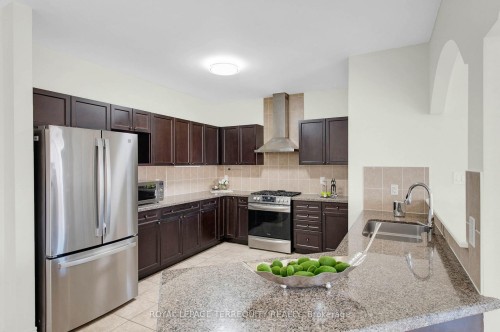 36 Crellin Street, Ajax, ON - Indoor Photo Showing Kitchen With Double Sink With Upgraded Kitchen
