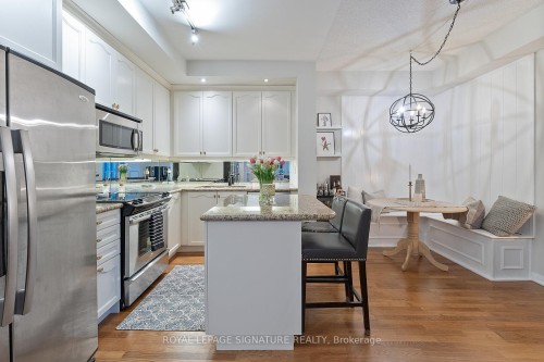 316-628 Fleet Street, Toronto, ON - Indoor Photo Showing Kitchen With Upgraded Kitchen