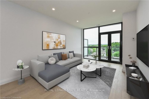 507-101 Locke Street S, Hamilton, ON - Indoor Photo Showing Living Room