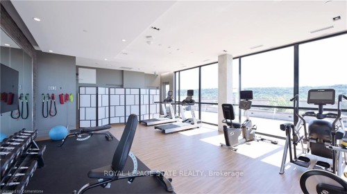 507-101 Locke Street S, Hamilton, ON - Indoor Photo Showing Gym Room