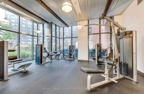 402-5 St Joseph Street, Toronto, ON - Indoor Photo Showing Gym Room