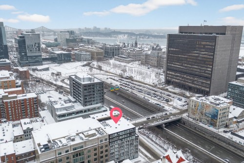 Aerial photo - 309-1 Av. Viger O., Montréal (Ville-Marie), QC - Outdoor With View