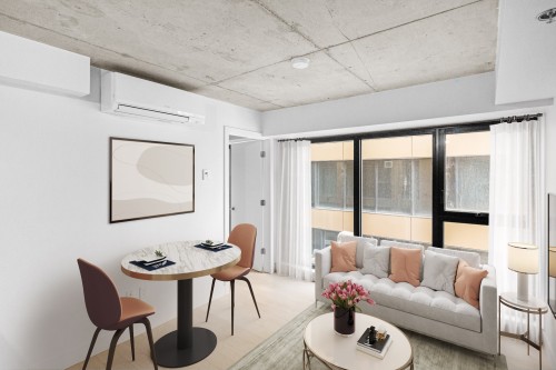 Living room - 309-1 Av. Viger O., Montréal (Ville-Marie), QC - Indoor Photo Showing Living Room