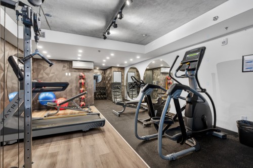 Exercise room - 407-1 Av. Viger O., Montréal (Ville-Marie), QC - Indoor Photo Showing Gym Room