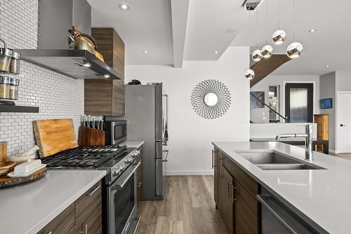 3069 Ourtoland Road, West Kelowna, BC - Indoor Photo Showing Kitchen With Double Sink With Upgraded Kitchen