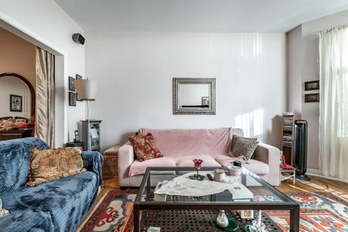 Salon - 7461 Av. De L'Épée, Montréal (Villeray/Saint-Michel/Parc-Extension), QC - Indoor Photo Showing Living Room