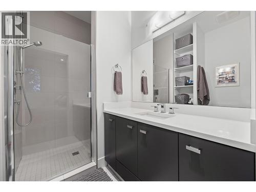 Primary ensuite- 3 piece - 1818 Peak Point Court Unit# 3, West Kelowna, BC - Indoor Photo Showing Bathroom