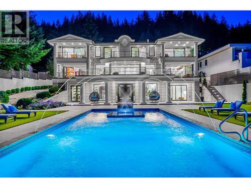 1123 Crestline Road, West Vancouver, BC - Outdoor With In Ground Pool