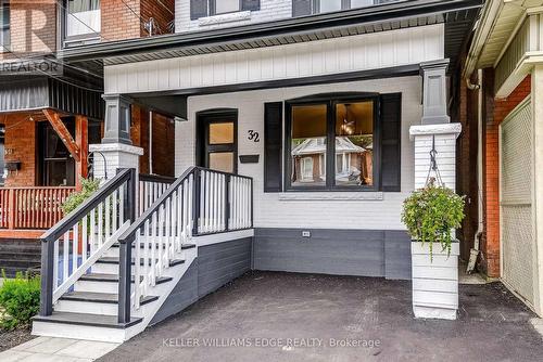 32 Cumberland Avenue, Hamilton, ON - Outdoor With Deck Patio Veranda