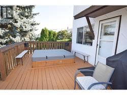Back deck accessed from family room - 