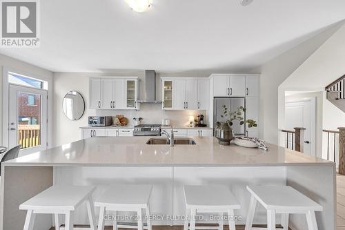 3136 Willowridge Path, Pickering, ON - Indoor Photo Showing Kitchen With Double Sink