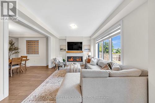 3136 Willowridge Path, Pickering, ON - Indoor Photo Showing Living Room With Fireplace