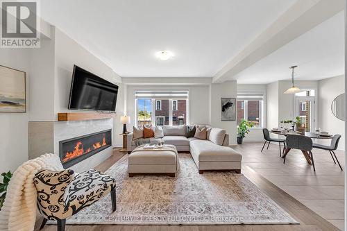 3136 Willowridge Path, Pickering, ON - Indoor Photo Showing Living Room With Fireplace