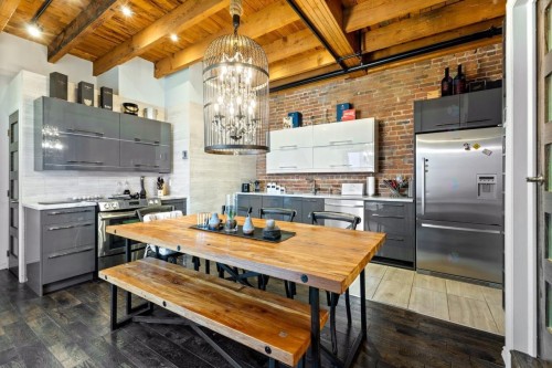Salle à manger - 203-436 Rue Ste-Hélène, Montréal (Ville-Marie), QC - Indoor Photo Showing Kitchen