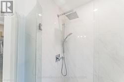 Custom shower w/thermostatic rain shower - 