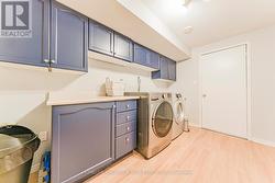 Basement laundry new WiFi enabled washer, dryer - 
