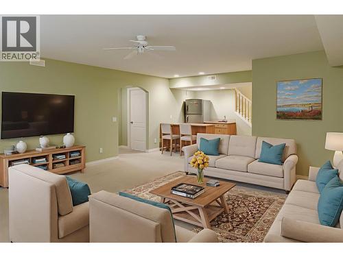 *This photo has been virtually staged. - 371 Mccarren Avenue, Kelowna, BC - Indoor Photo Showing Living Room