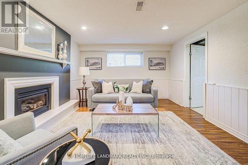 2165 Dunedin Road, Oakville, ON - Indoor Photo Showing Living Room With Fireplace