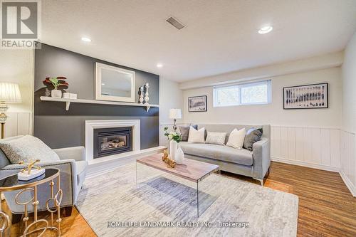 2165 Dunedin Road, Oakville, ON - Indoor Photo Showing Living Room With Fireplace
