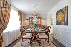 Dining room will suit gatherings large and small. - 