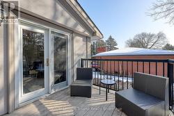 Deck area off the Den/Bedroom. - 