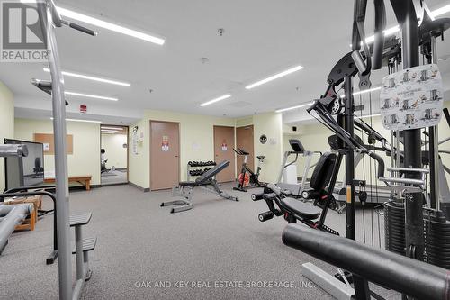 1404 - 500 Talbot Street, London East (East F), ON - Indoor Photo Showing Gym Room