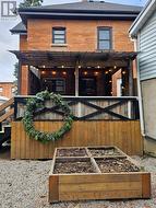 Back yard view of back porch - 