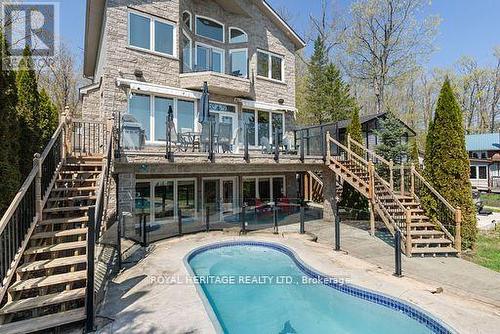 34 Hills Road, Kawartha Lakes (Bobcaygeon), ON - Outdoor With In Ground Pool
