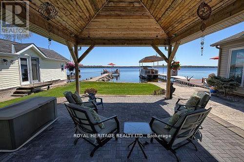 34 Hills Road, Kawartha Lakes (Bobcaygeon), ON - Outdoor With Body Of Water With Deck Patio Veranda With Exterior