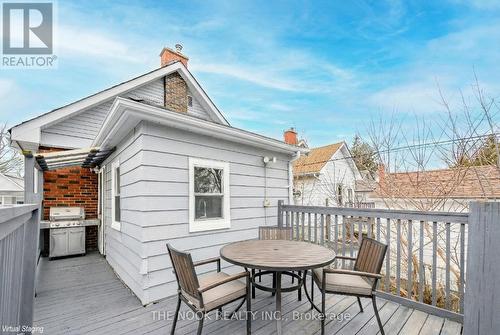 Backyard Deck (Virtually Staged) - 219 Verdun Road, Oshawa (Central), ON - Outdoor With Deck Patio Veranda With Exterior