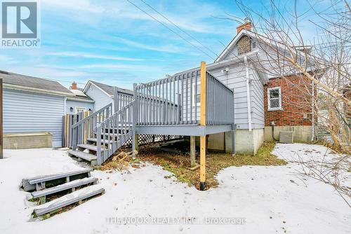 Backyard Deck/Stairs - 219 Verdun Road, Oshawa (Central), ON - Outdoor With Deck Patio Veranda